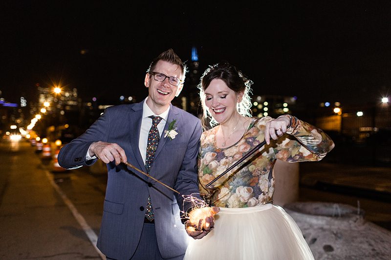 A whimsical & intimate pop culture wedding in Chicago? As you wish