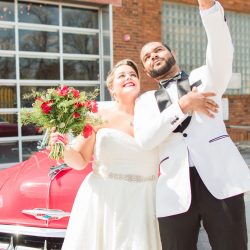 eGoldenMomentsPhotography eGoldenMoments28EventSpace111 big - Red lips, red cars, & '50s Style at this retro wedding inspiration Red lips, red cars, & '50s Style at this retro wedding inspiration
