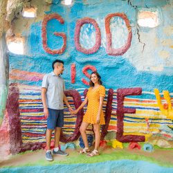 Here's the magic that happens when a quirky couple meets a wild & colorful sculpture garden