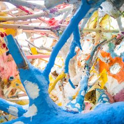 Here's the magic that happens when a quirky couple meets a wild & colorful sculpture garden