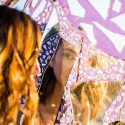 Here's the magic that happens when a quirky couple meets a wild & colorful sculpture garden