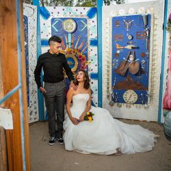Here's the magic that happens when a quirky couple meets a wild & colorful sculpture garden