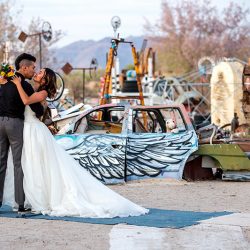 Here's the magic that happens when a quirky couple meets a wild & colorful sculpture garden
