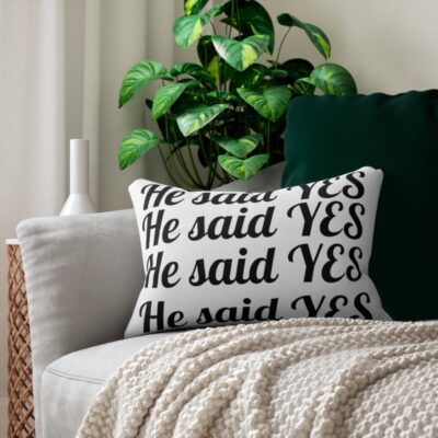 he said yes pillow - Proposing to my introvert boyfriend: the most empowering moment of my life he said yes pillow