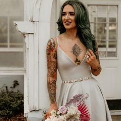 DD4A0148 - Rock star vibes abound at this Texas elopement inspiration with a silver wedding dress Rock star vibes abound at this Texas elopement inspiration with a silver wedding dress
