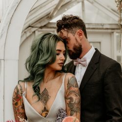 DD4A0184 - Rock star vibes abound at this Texas elopement inspiration with a silver wedding dress Rock star vibes abound at this Texas elopement inspiration with a silver wedding dress
