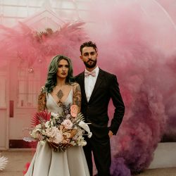 DD4A0532 - Rock star vibes abound at this Texas elopement inspiration with a silver wedding dress Rock star vibes abound at this Texas elopement inspiration with a silver wedding dress