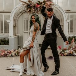 DD4A0629 - Rock star vibes abound at this Texas elopement inspiration with a silver wedding dress Rock star vibes abound at this Texas elopement inspiration with a silver wedding dress