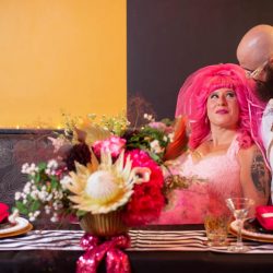 Kate Alison Photography Queer Pink LGBTQ Brooklyn Styled Shoot OBB 10 - Hot pink carnival meets rainbows & tulle at this Brooklyn vow renewal Hot pink carnival meets rainbows & tulle at this Brooklyn vow renewal