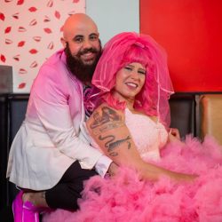 Kate Alison Photography Queer Pink LGBTQ Brooklyn Styled Shoot OBB 16 - Hot pink carnival meets rainbows & tulle at this Brooklyn vow renewal Hot pink carnival meets rainbows & tulle at this Brooklyn vow renewal
