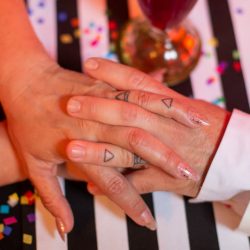 Kate Alison Photography Queer Pink LGBTQ Brooklyn Styled Shoot OBB 29 - Hot pink carnival meets rainbows & tulle at this Brooklyn vow renewal Hot pink carnival meets rainbows & tulle at this Brooklyn vow renewal