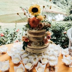 Rendell HortonGammage HenryPaulPhotography BelleLayneTwoBrightLights105 big - New South Wales surprise wedding with a yellow wedding dress and matching manicure! This New South Wales wedding was a whimsical DIYed floral celebration