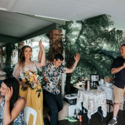 Rendell HortonGammage HenryPaulPhotography BelleLayneTwoBrightLights108 big - New South Wales surprise wedding with a yellow wedding dress and matching manicure! This New South Wales wedding was a whimsical DIYed floral celebration