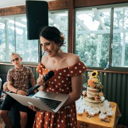 Rendell HortonGammage HenryPaulPhotography BelleLayneTwoBrightLights114 big - New South Wales surprise wedding with a yellow wedding dress and matching manicure! This New South Wales wedding was a whimsical DIYed floral celebration
