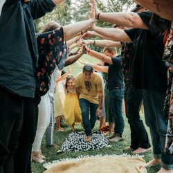 Rendell HortonGammage HenryPaulPhotography BelleLayneTwoBrightLights143 big - New South Wales surprise wedding with a yellow wedding dress and matching manicure! This New South Wales wedding was a whimsical DIYed floral celebration