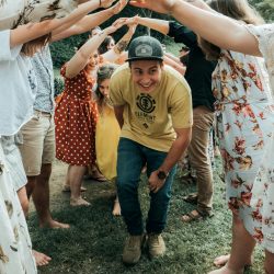 Rendell HortonGammage HenryPaulPhotography BelleLayneTwoBrightLights144 big - New South Wales surprise wedding with a yellow wedding dress and matching manicure! This New South Wales wedding was a whimsical DIYed floral celebration