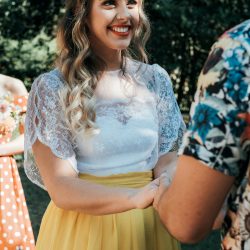Rendell HortonGammage HenryPaulPhotography BelleLayneTwoBrightLights42 big - New South Wales surprise wedding with a yellow wedding dress and matching manicure! This New South Wales wedding was a whimsical DIYed floral celebration