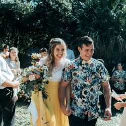 Rendell HortonGammage HenryPaulPhotography BelleLayneTwoBrightLights62 big - New South Wales surprise wedding with a yellow wedding dress and matching manicure! This New South Wales wedding was a whimsical DIYed floral celebration