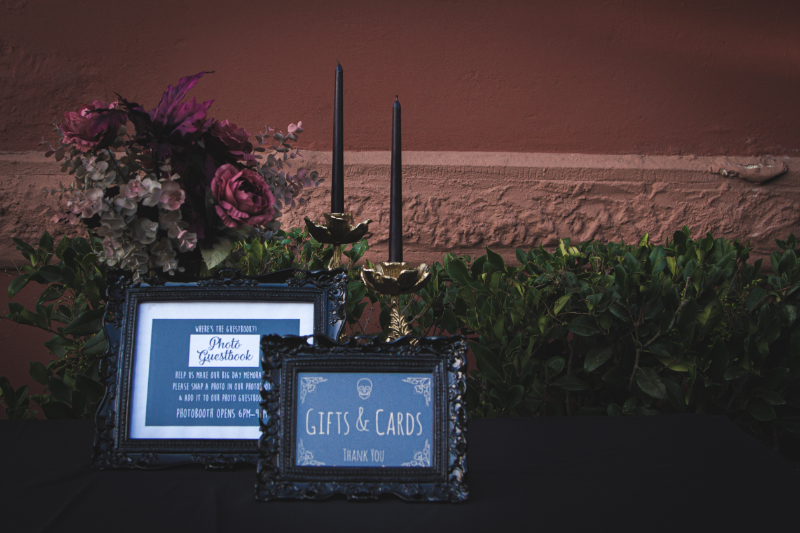 Tim Burton theme wedding on offbeat bride 2