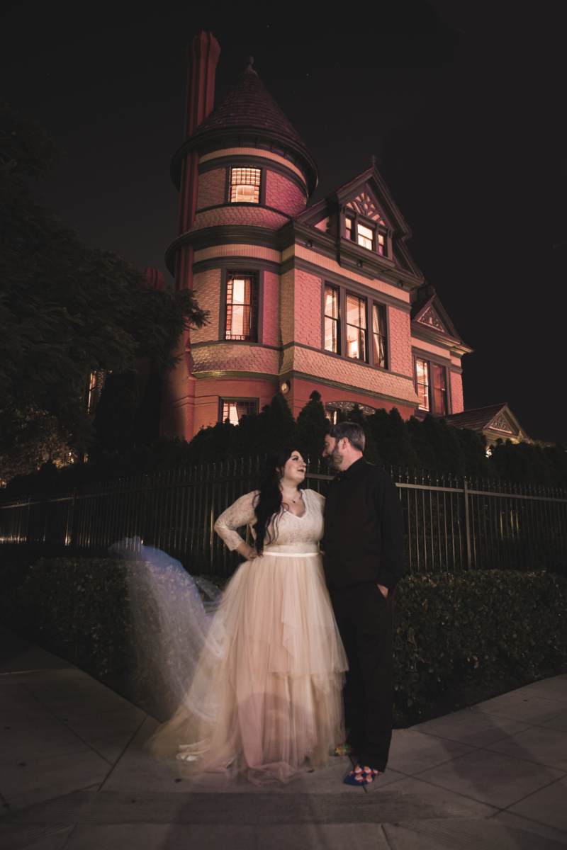 Tim Burton theme wedding on offbeat bride 45