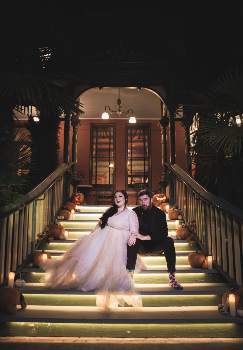 Tim Burton theme wedding on offbeat bride 46