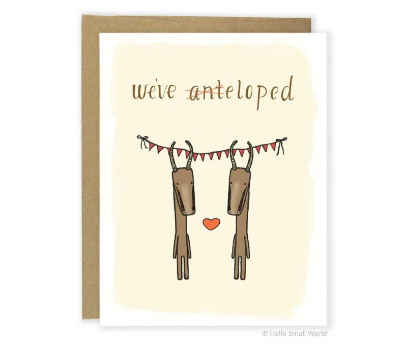 elopement card wording ideas on offbeat bride