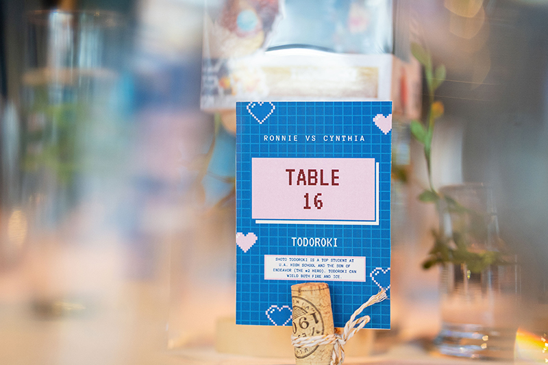 Gaming hubs and a Cactuar toss at this eSports arena wedding