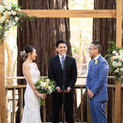 E A Wedding 120 - A chill & rustic California redwoods wedding with pups A chill & rustic California redwoods wedding with pups