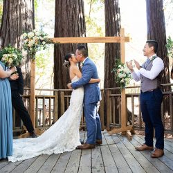 E A Wedding 148 - A chill & rustic California redwoods wedding with pups A chill & rustic California redwoods wedding with pups