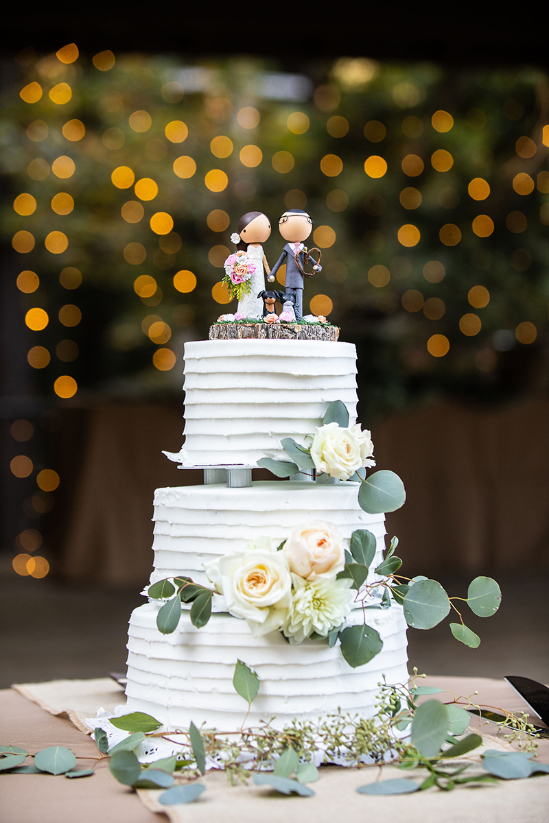 A chill & rustic California redwoods wedding with pups