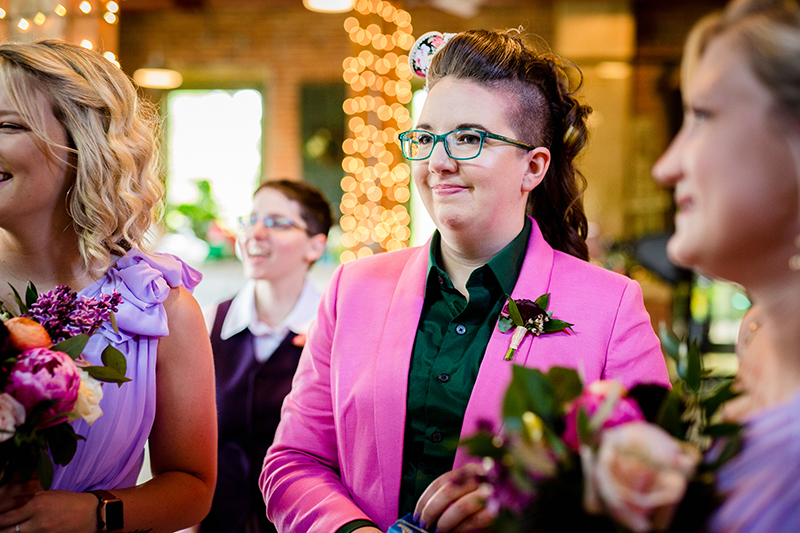 Vibrant, whimsical, & vintage vibes abound at this Blumen Gardens wedding