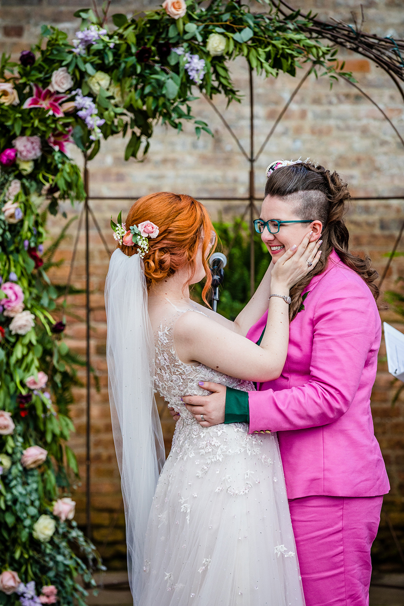 Vibrant, whimsical, & vintage vibes abound at this Blumen Gardens wedding