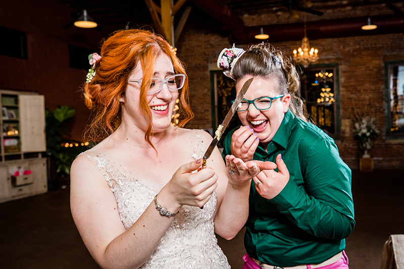 Vibrant, whimsical, & vintage vibes abound at this Blumen Gardens wedding