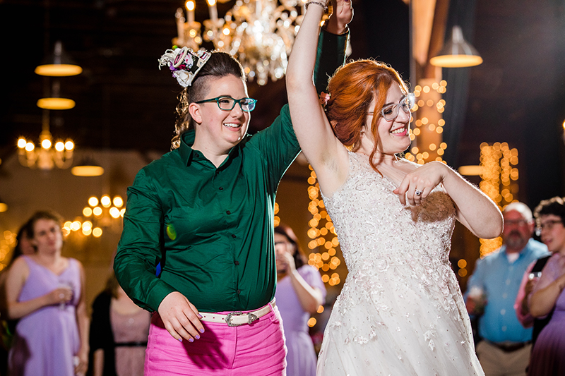 Vibrant, whimsical, & vintage vibes abound at this Blumen Gardens wedding