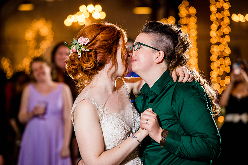 Vibrant, whimsical, & vintage vibes abound at this Blumen Gardens wedding