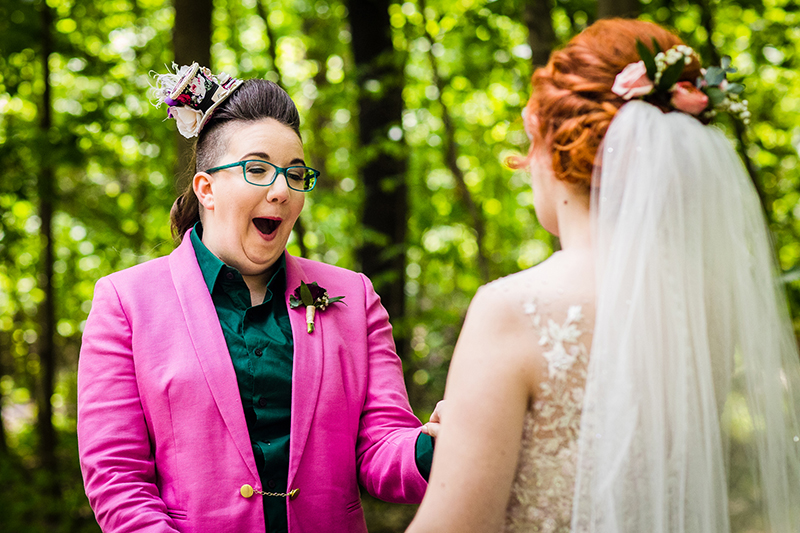 Vibrant, whimsical, & vintage vibes abound at this Blumen Gardens wedding