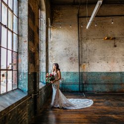 Lightsabers and Westeros meet at this eclectic warehouse wedding