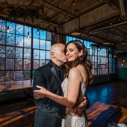 Lightsabers and Westeros meet at this eclectic warehouse wedding