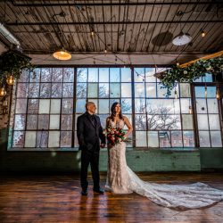 Lightsabers and Westeros meet at this eclectic warehouse wedding