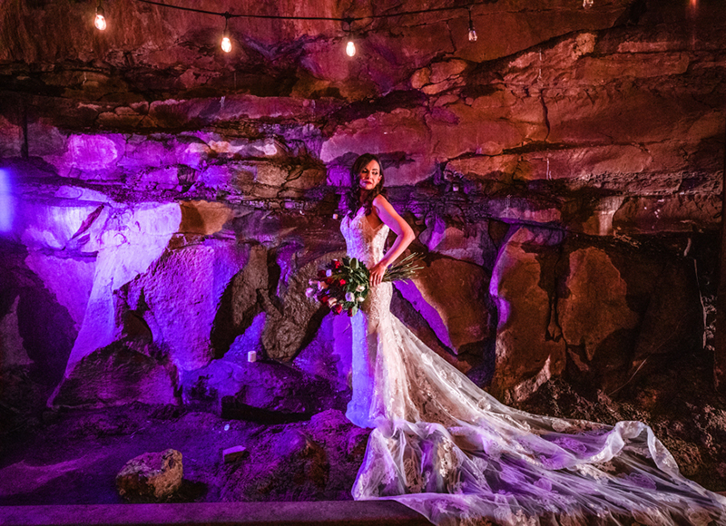 Lightsabers and Westeros meet at this eclectic warehouse wedding