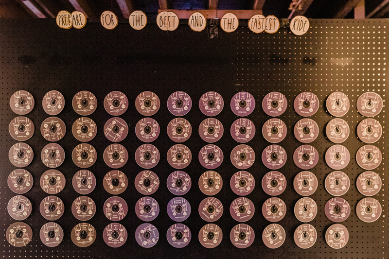 Lightsabers and Westeros meet at this eclectic warehouse wedding