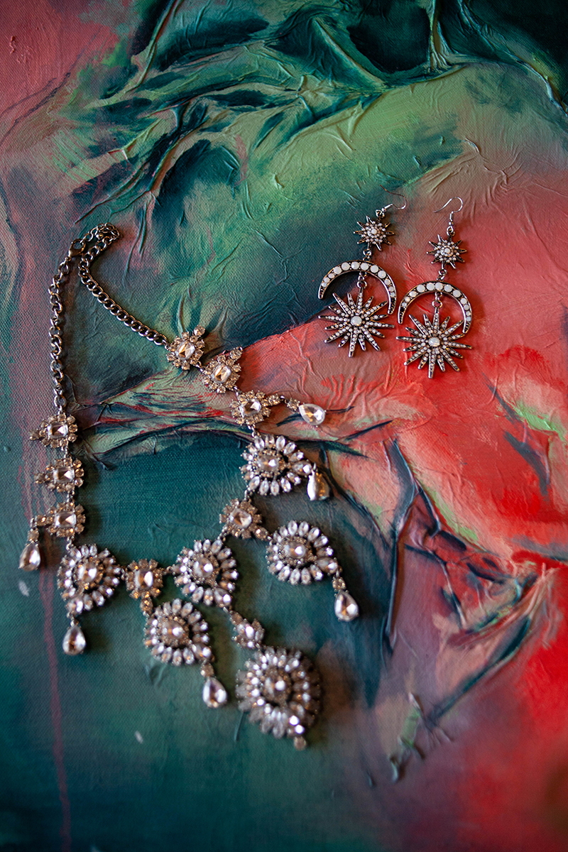 This meet-cute story turned galaxy wedding is truly our moon and stars