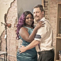 This meet-cute story turned galaxy wedding is truly our moon and stars