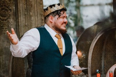 groom in a crown as seen on offbeat bride - GROOM CROWN: for when your groom is a king groom in a crown as seen on offbeat bride