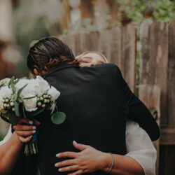backyard microwedding on offbeat bride 10