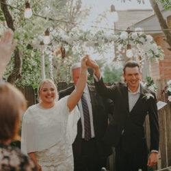 backyard microwedding on offbeat bride 14