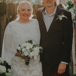backyard microwedding on offbeat bride 16