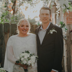 backyard microwedding on offbeat bride 17