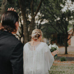 backyard microwedding on offbeat bride 18