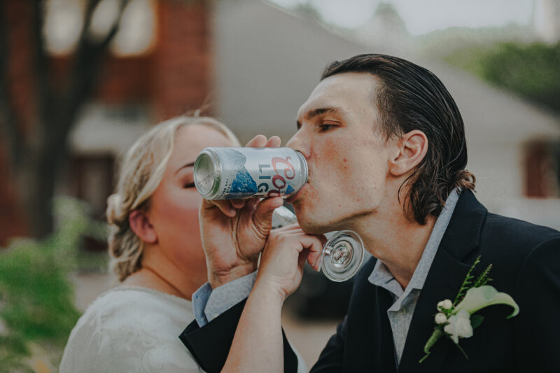 backyard microwedding on offbeat bride 19